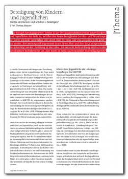 Beteiligung von Kindern und Jugendlichen