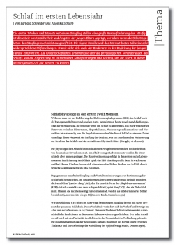 Schlaf im ersten Lebensjahr