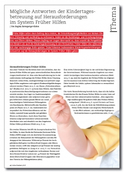 Mögliche Antworten der Kindertagesbetreuung auf Herausforderungen im System Früher Hilfen
