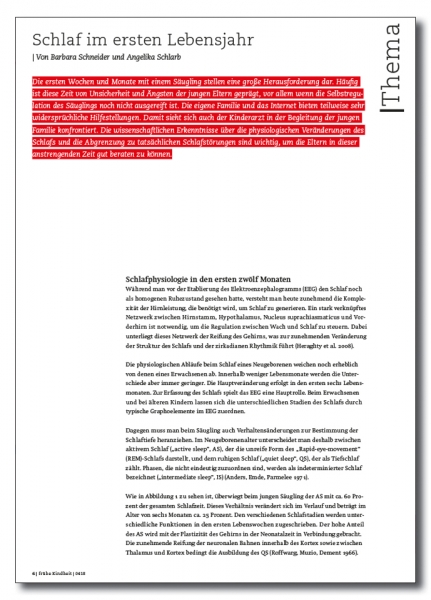 Schlaf im ersten Lebensjahr