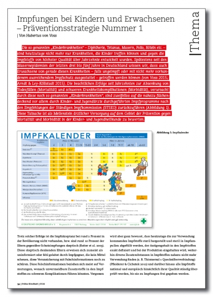 Impfungen bei Kindern und Erwachsenen â€“ Präventionsstrategie Nummer 1