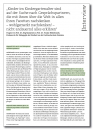 „Kinder im Kindergartenalter sind auf der Suche nach Gesprächspartnern, die mit ihnen über die Welt in allen ihren Facetten nachdenken – wohlgemerkt nachdenken! – nicht andauernd alles erklären“
